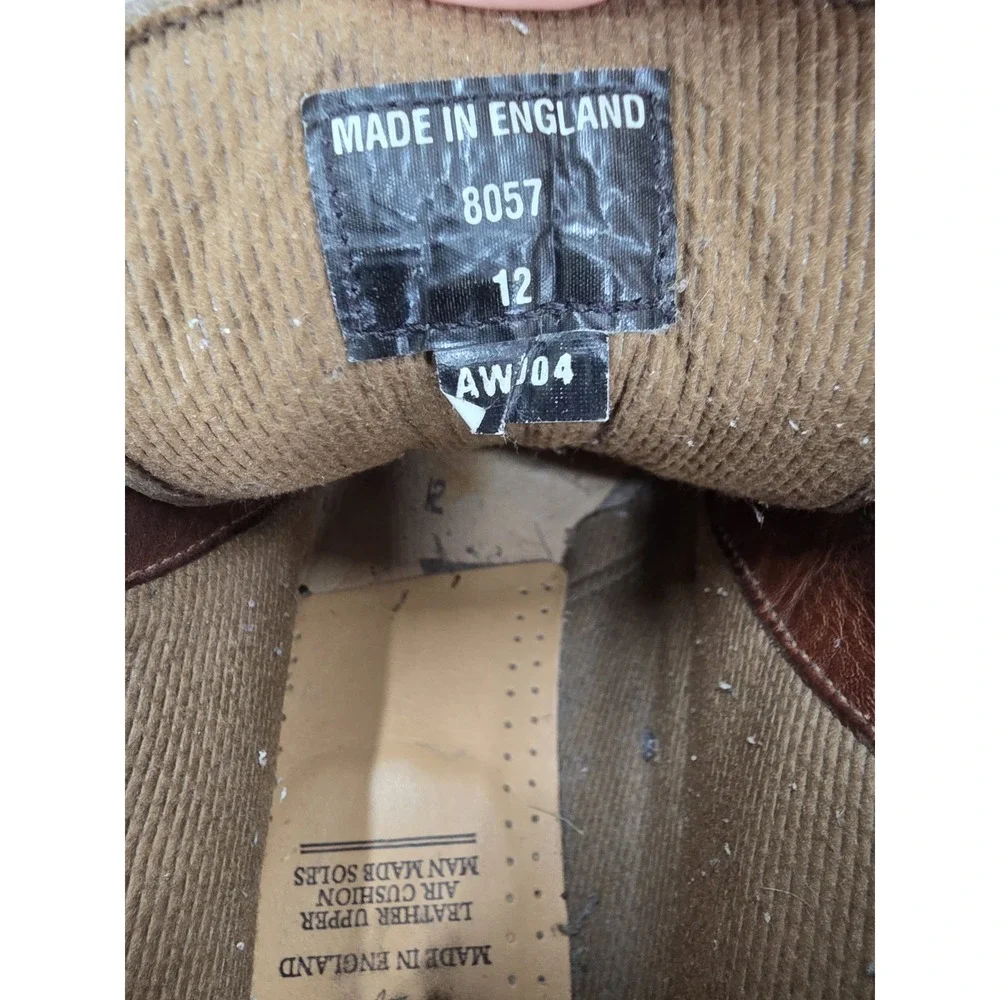 Vintage Dr Martens Chukka Boots Mens US 13 UK 12 Brown Leather England Made 8057